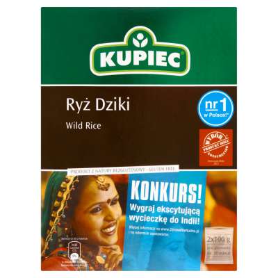KUPIEC RYŻ DZIKI 2X100G