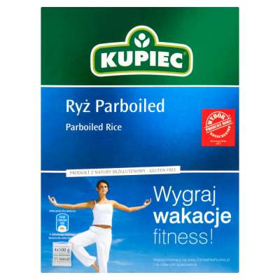 KUPIEC RYŻ PARABOILED 4X100G