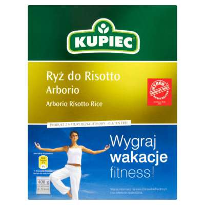 KUPIEC RYŻ RISOTTO 400G