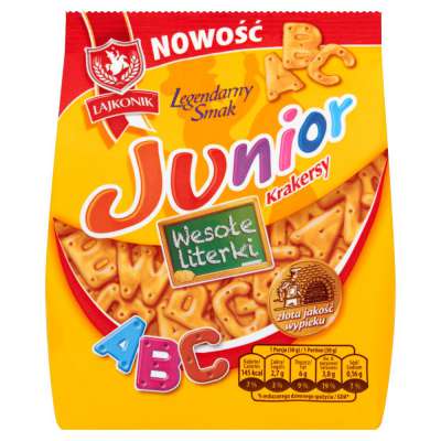 LAJKONIK JUNIOR WESOŁE LITERKI 140G
