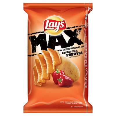 LAYS CHIPSY 140G MAX PAPRYKA