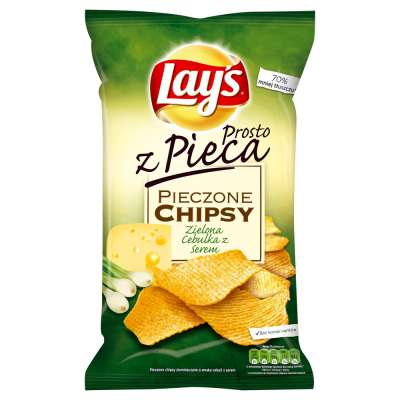LAYS CHIPSY 140G Z PIECA CEBULKA