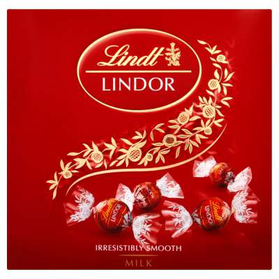 LINDT PRALINY 150G MLECZNA MILK BOX
