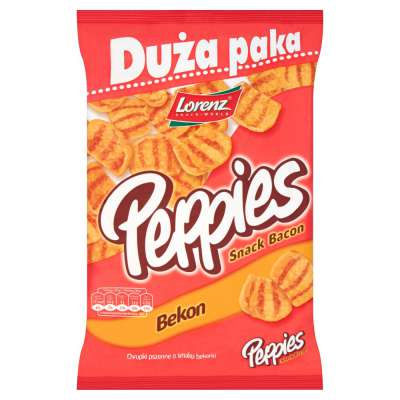 LORENZ CHRUPKI 100G PEPPIES BEKON