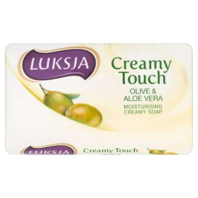 LUKSJA MYDŁO 90G CREAMY OLIVE&ALOE VERA