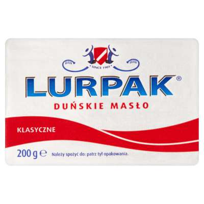 LURPAK MASŁO 200G DUŃSKIE