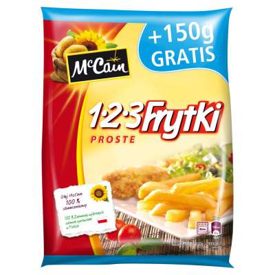 MCCAIN FRYTKI 123 PROSTE 750G