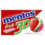 MENTOS GUMA 16G 3D TRUS/JABŁ/MALINA
