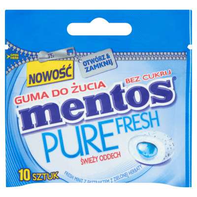 MENTOS PURE MINT 15G