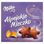 MILKA  ALPEJSKIE MLECZKO 225G GWIAZDKI POMARANCZ