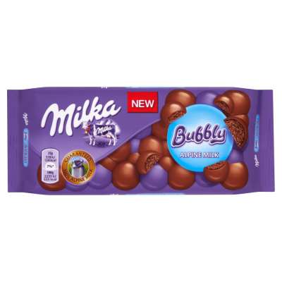 MILKA CZEKOLADA BUBBLY MILK 100G