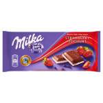 MILKA CZEKOLADA STRAWBERRY 100G