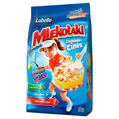 MLEKOŁAKI 250G GWIAZDKI CYNAMON.