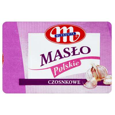 MLEKOVITA MASŁO 100G CZOSNKOWE