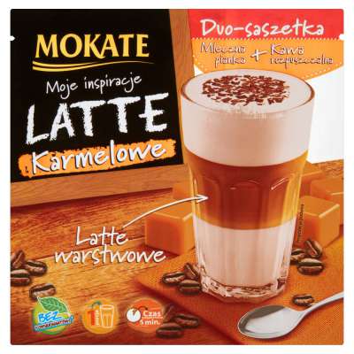 MOKATE DUO LATTE 22G KARMELOWE