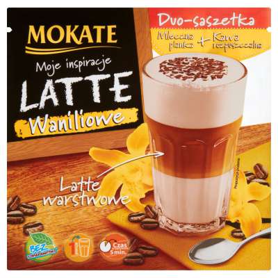 MOKATE DUO LATTE 22G WANILIOWE
