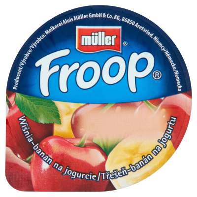 MULLER FROOP 150G WIŚNIA BANAN