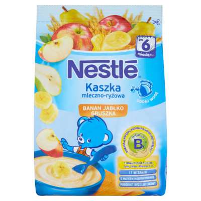 NESTLE KASZKA ML RYŻ. 230G 3 OWOCE