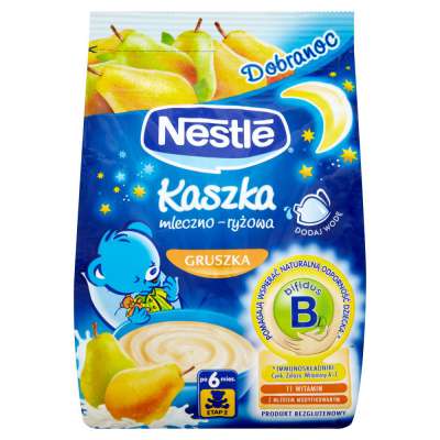 NESTLE KASZKA ML RYŻ. 230G NA DOBRANOC GRUSZKA