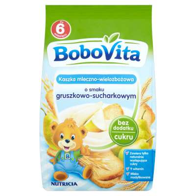 NESTLE KASZKA MLECZNA GRUSZKA B\C 230G