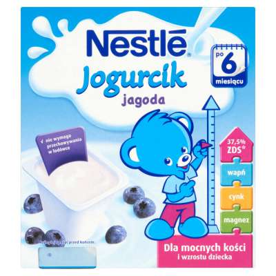 NESTLE MISIOWY JOGURT JAGODOWY 400G