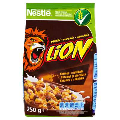 NESTLE PŁATKI LION 250G