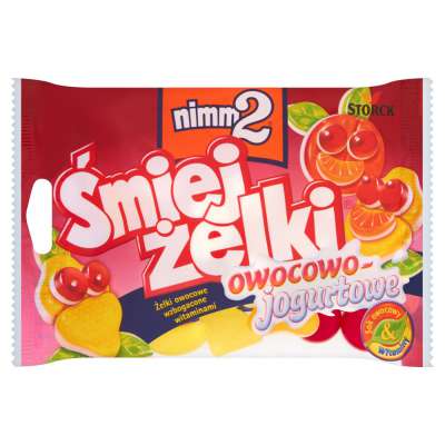 NIMM 2 ŚMIEJŻELKI 100G OWOC/JOGURT.