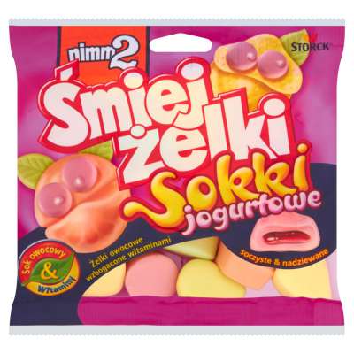 NIMM 2 ŚMIEJŻELKI 90G SOKKI JOGURT