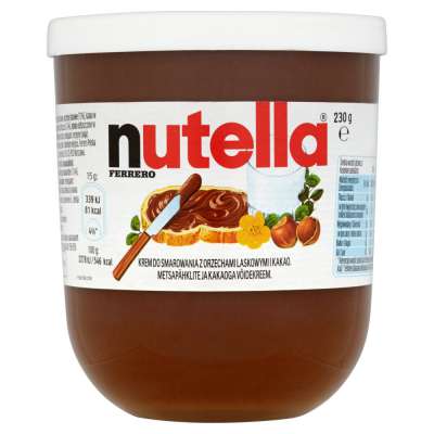 NUTELLA KREM Z ORZECHAMI 230G