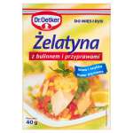 OETKER ŻELATYNA Z BULIONEM I PRZYPRZAWAMI 40G