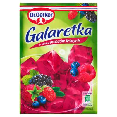 OETKER GALARETKA 77G OWOCE LEŚNE