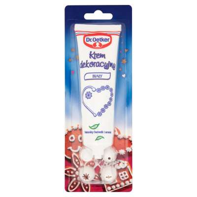 OETKER KREM DEKORACYJNY BIAŁY 120G
