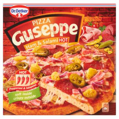 OETKER PIZZA GUSEPPE SZYNKA PIKANTNE SALAMI 400G