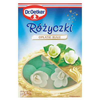 OETKER RÓŻYCZKI BIAŁE 6 SZTUK