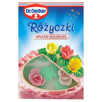 OETKER RÓŻYCZKI KOLOROWE 6 SZT