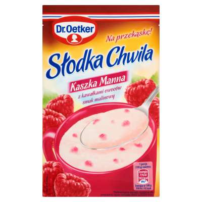 OETKER SŁ.CHW.KASZKA MANNA MALINA 49G