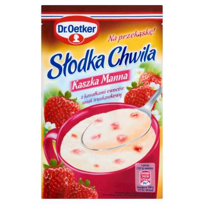 OETKER SŁ.CHW.KASZKA MANNA TRUSKAWKOWA 47G