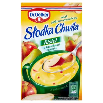 OETKER SŁ.CHW. KISIEL JABŁKO-GRUSZKA Z KAWAŁKAMI 31G