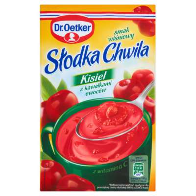 OETKER SŁ.CHW.KISIEL WIŚNIOWY Z KAWAŁKAMI 31G