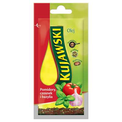 OLEJ KUJAWSKI SASZETKA POMIDORY/CZOSNEK/BAZYLIA 30ML