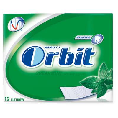 ORBIT SPEARMINT 12 LIST.