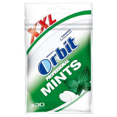 ORBIT XXL PROFESSIONAL MINTS 30G TOREBKA