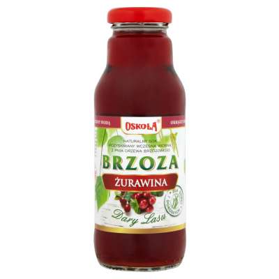 OSKOŁA SOK 0,33L Z BRZOZY ŻURAWINY