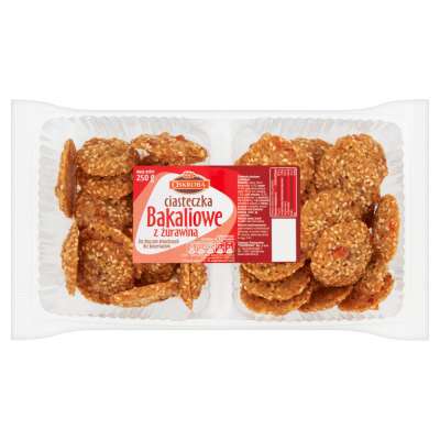 OSKROBA CIASTECZKA BAKALIOWE/ŻURAWINA 250G