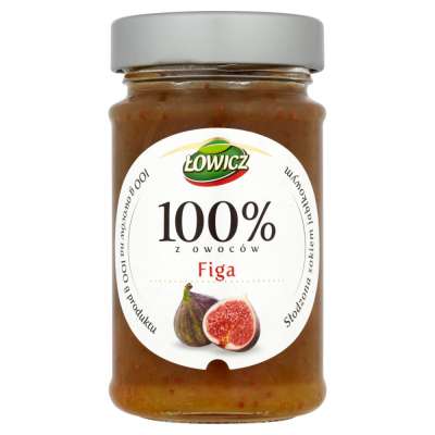 ŁOWICZ DŻEM 220G FIGA 100%