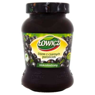 ŁOWICZ DŻEM CZARNA PORZECZKA 450G