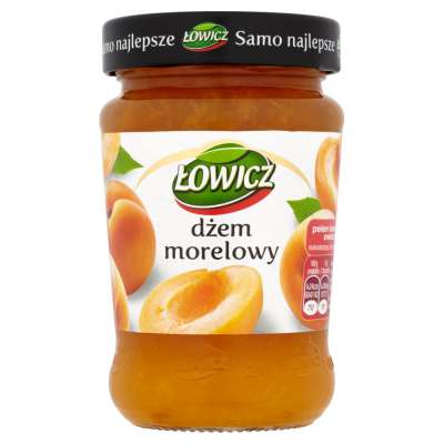 ŁOWICZ DŻEM MORELOWY 280G