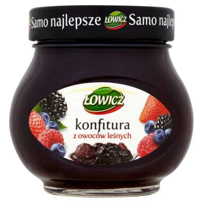 ŁOWICZ KONFITURA Z OWOCÓW LEŚNYCH 240G