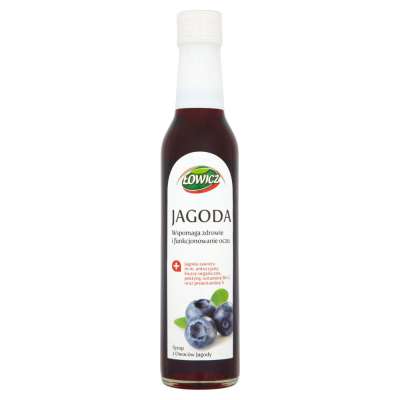 ŁOWICZ SYROP 0,25L JAGODA