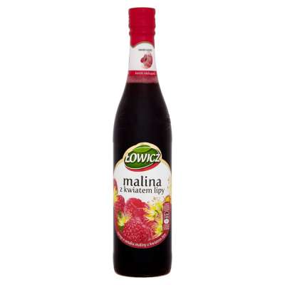 ŁOWICZ SYROP 0,44L MALINA/LIPA